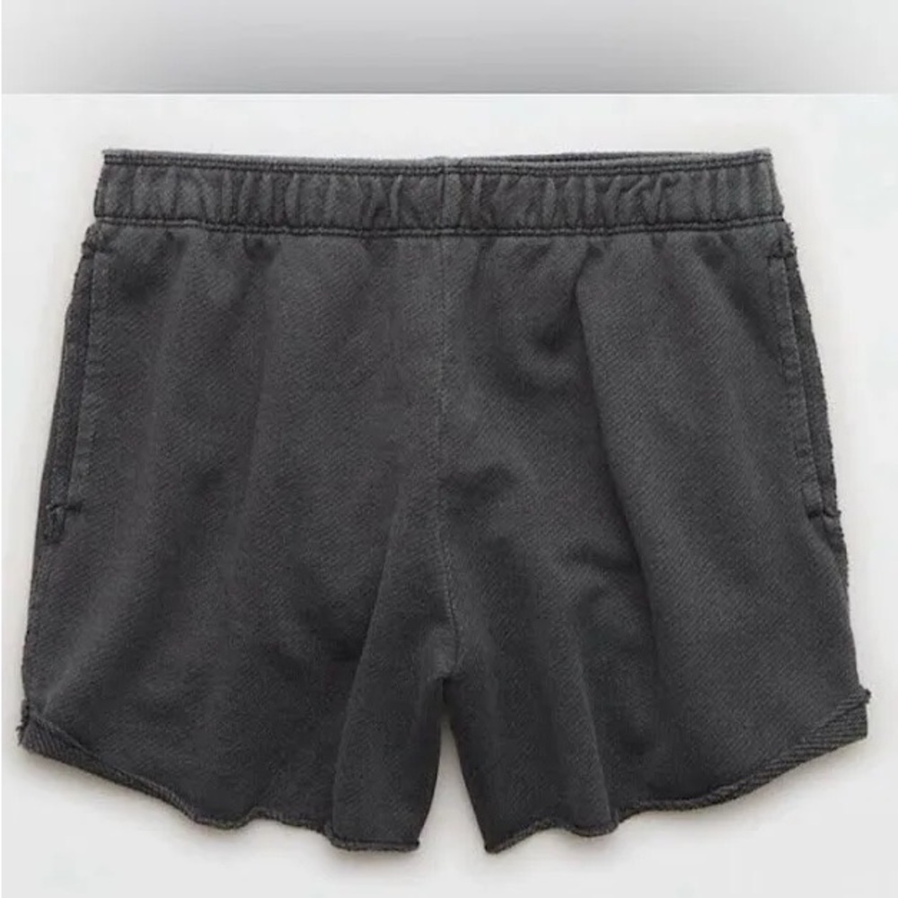Aerie high waisted sweatshorts Smokey grey